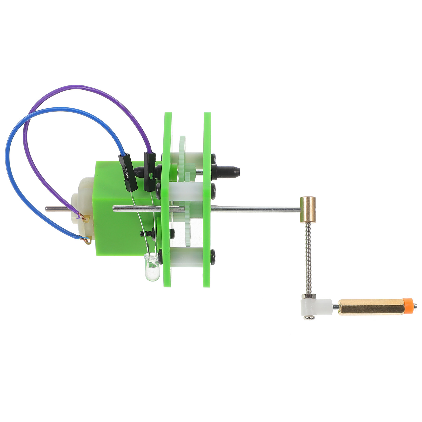Renewable Energy Kids - Hand-Cranked Generator DIY Assembly Educational Kit