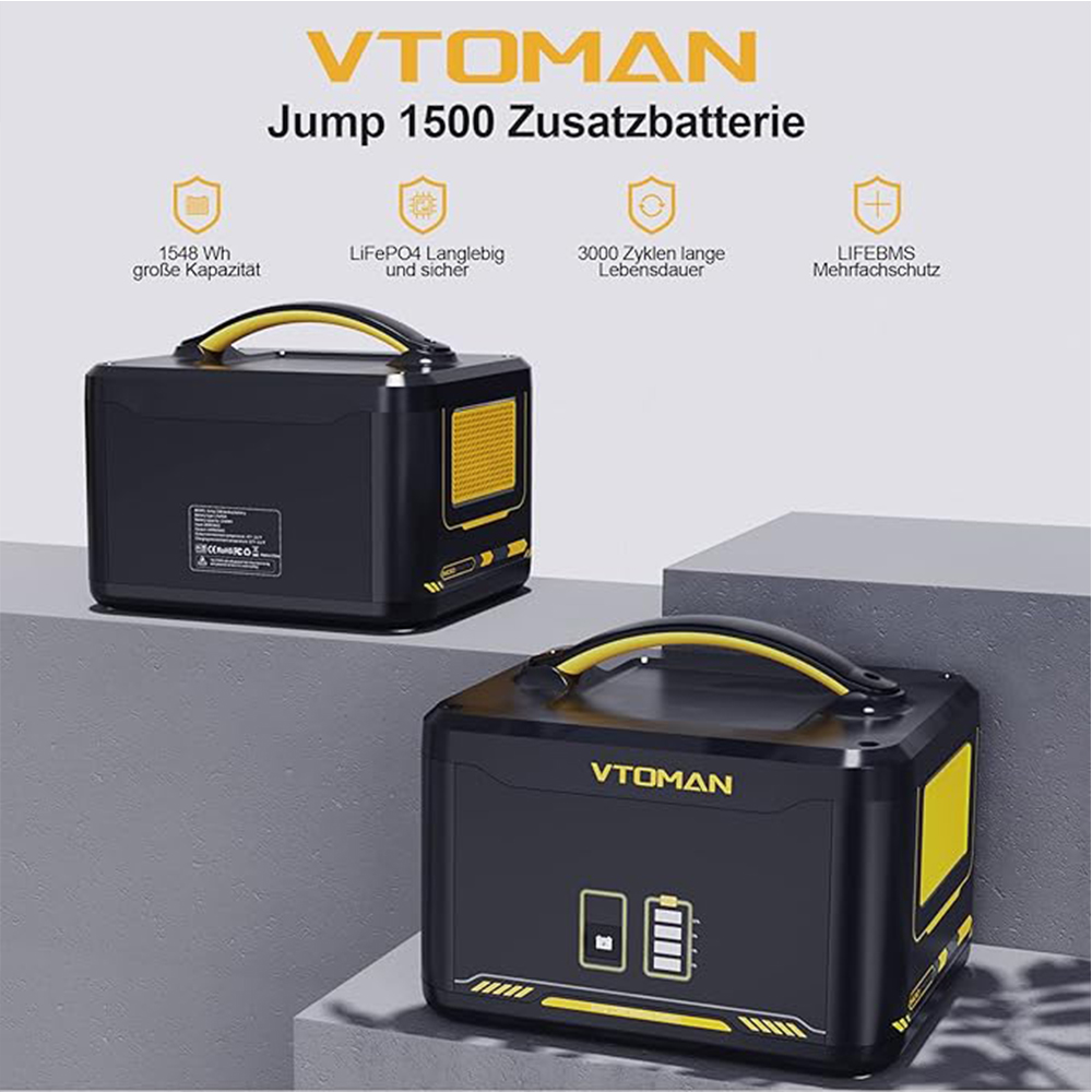 VTOMAN Jump 1500 Extra Battery – Lifepo4 Battery Pack Bewertung und Preis