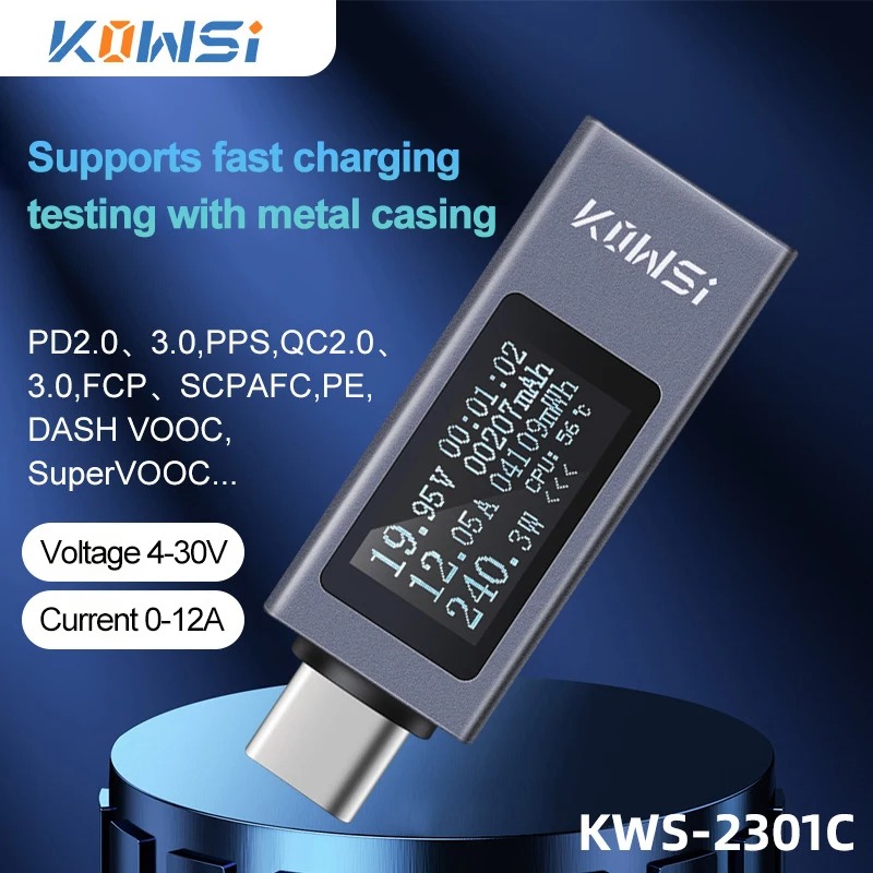 Type-C Current Voltage Monitor – Battery Monitor Coulometer Bewertung und Preis