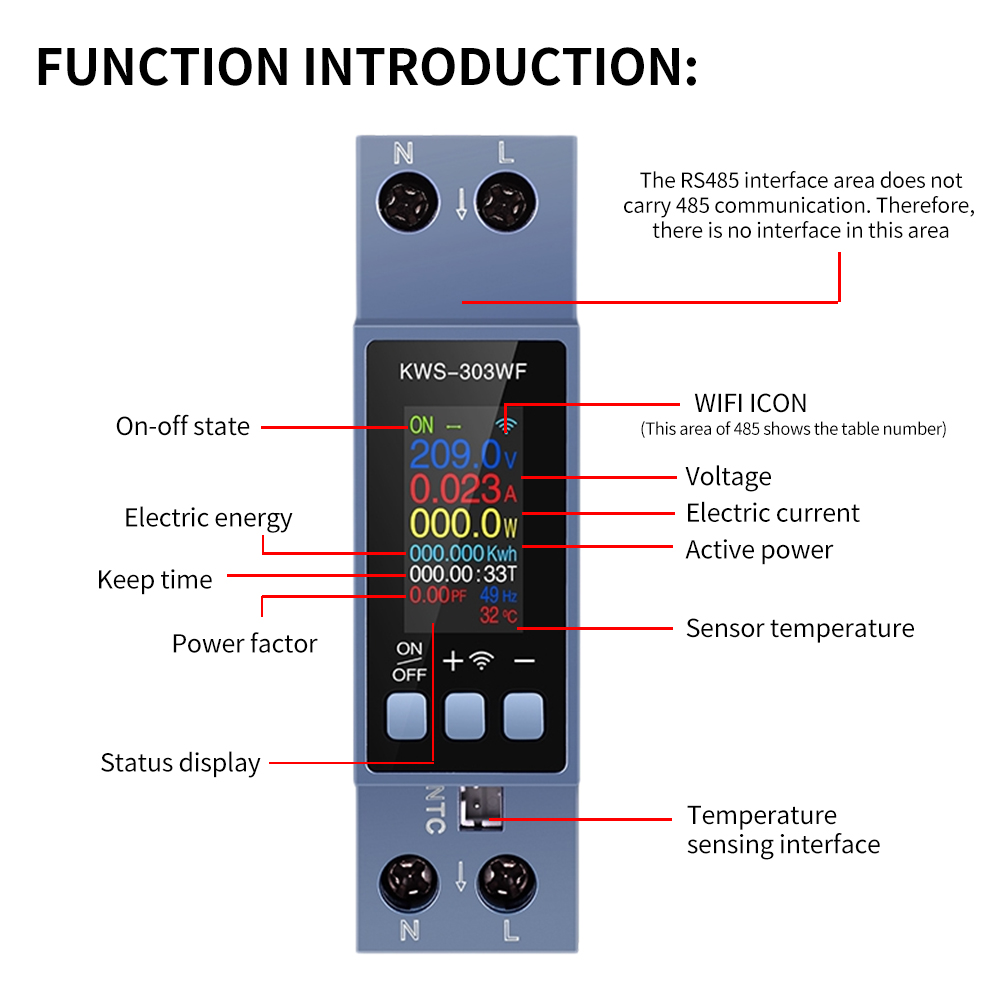 KWS-303 Tuya WiFi Power Meter  – Battery Monitor Coulometer Bewertung und Preis