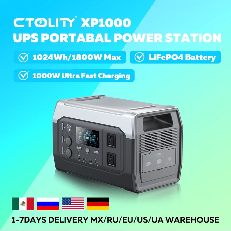 【Best-selling】 CTOLITY XP1000  – Portable Power Station Bewertung und Preis