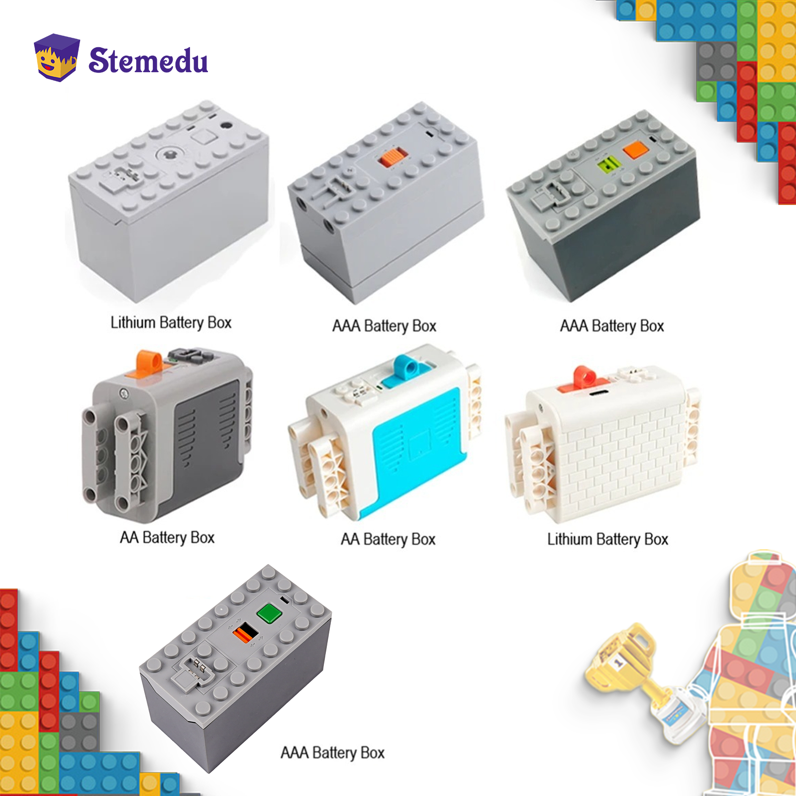 MOC Rechargeable AA /AAA Batte – Renewable Energy Lego Bewertung und Preis