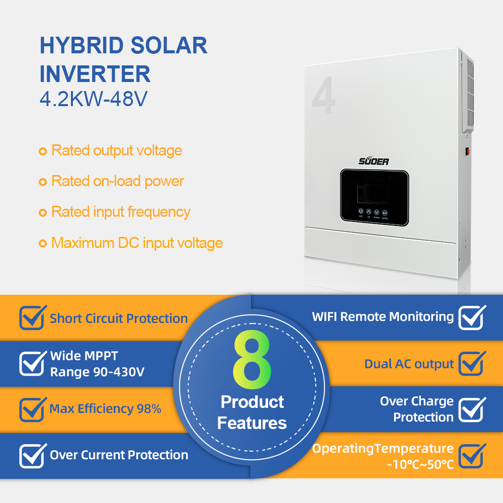 New 4.2kw 24v 230v off Grid In – Hybrid Solar Inverter Bewertung und Preis