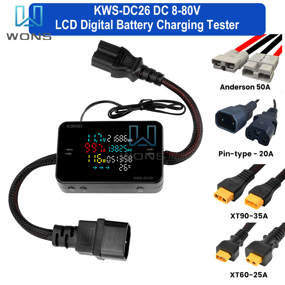 KWS-DC26 Battery Charging Test – Battery Monitor Coulometer Bewertung und Preis