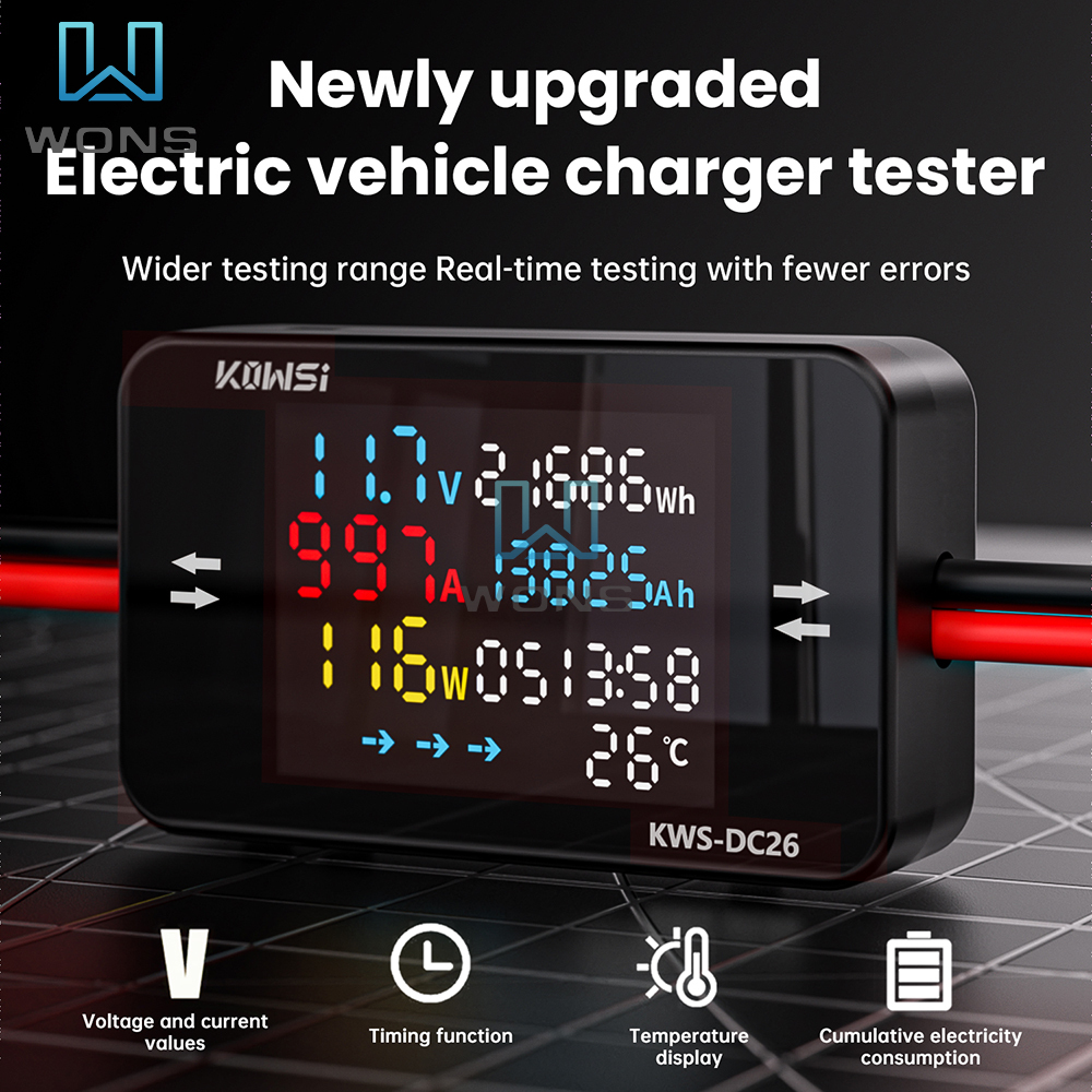 KWS-DC26 Battery Charging Test – Battery Monitor Coulometer Bewertung und Preis