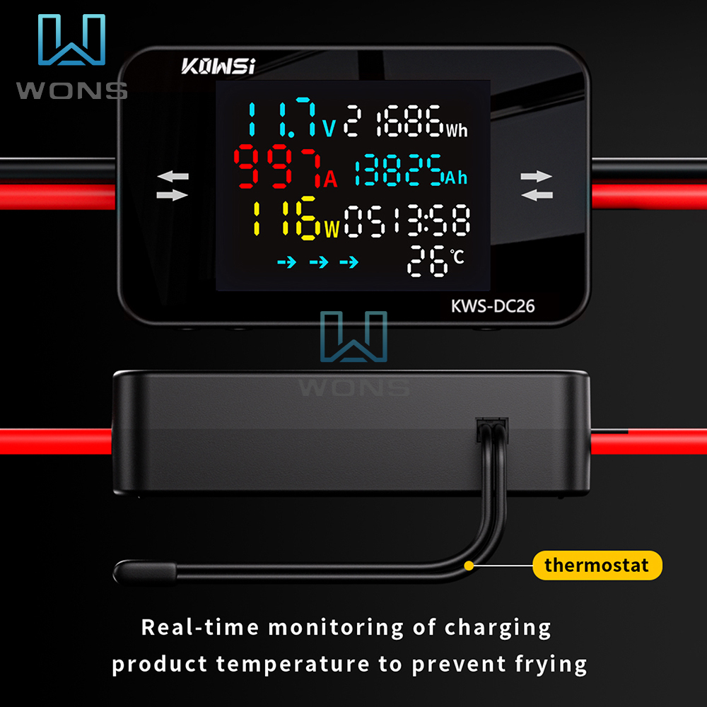 KWS-DC26 Battery Charging Test – Battery Monitor Coulometer Bewertung und Preis
