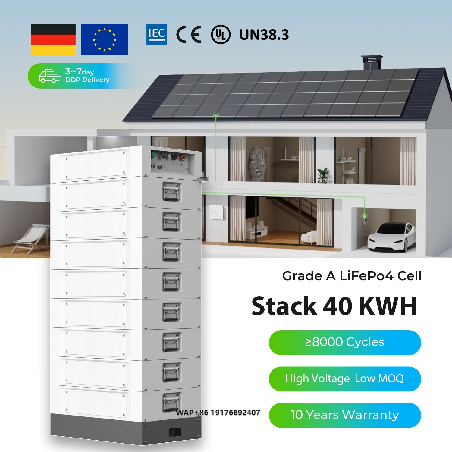 Dyness Stack 100 51.2v 100ah B – Lifepo4 Battery Pack Bewertung und Preis