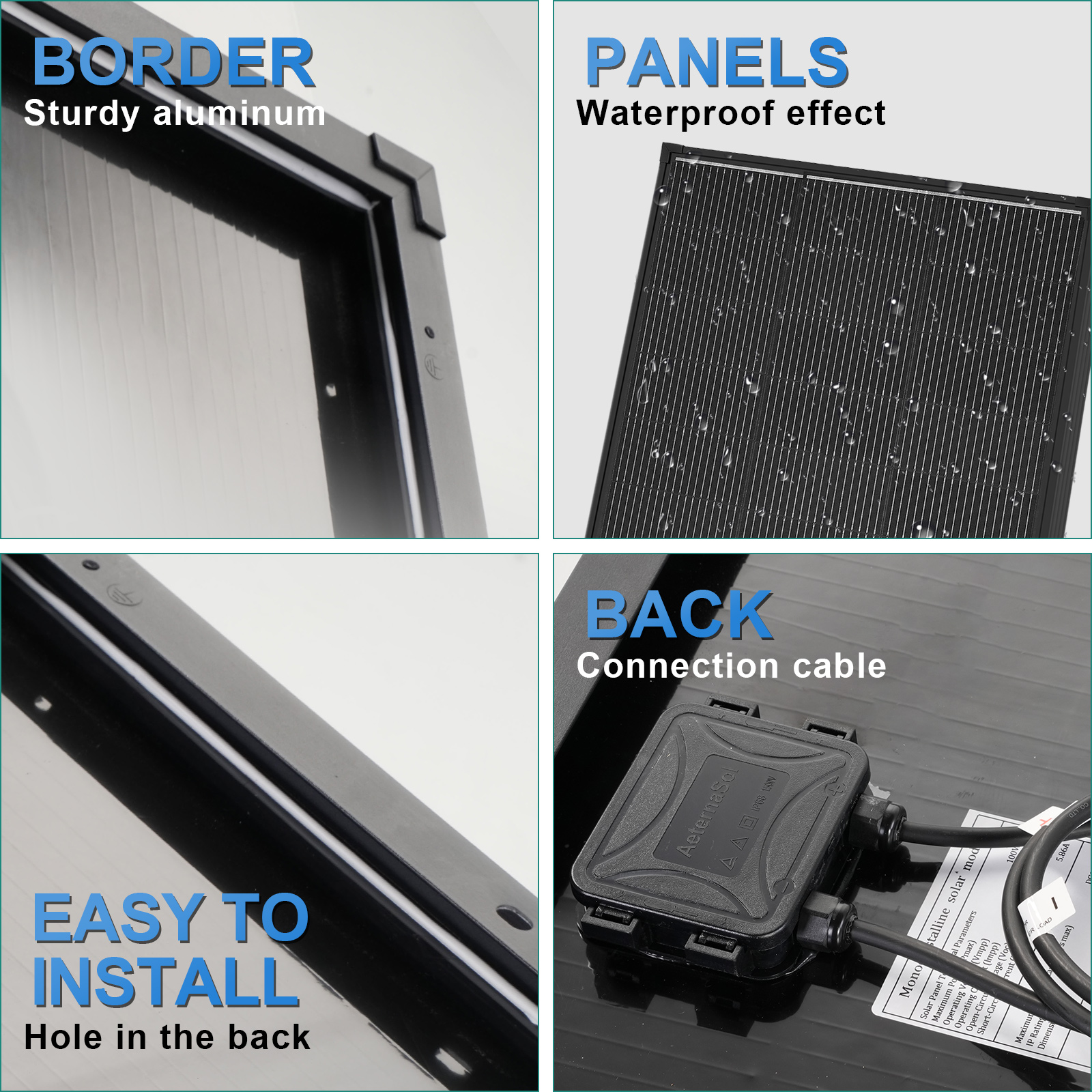 Off-Grid 200W 12V Solar Panel  – Solar Combiner Box Bewertung und Preis