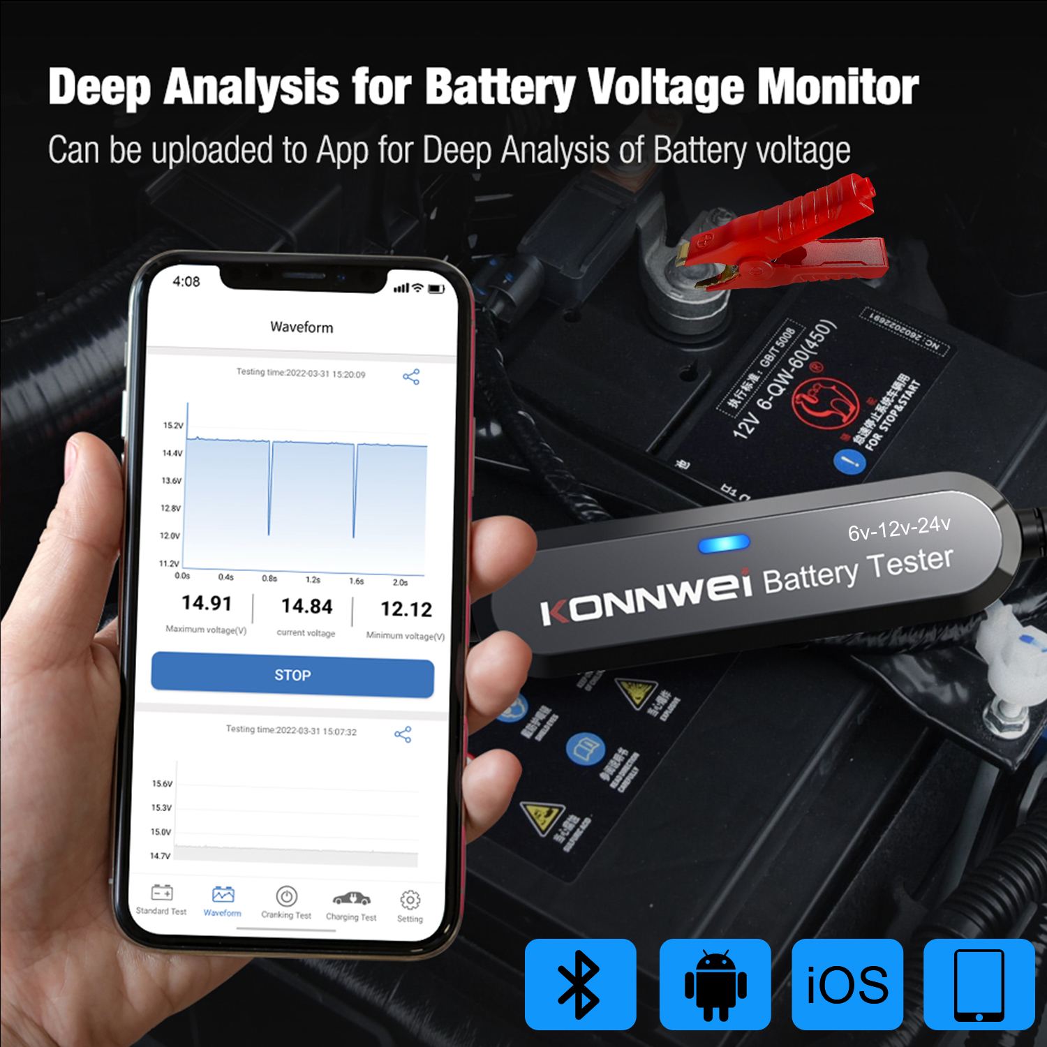 2026 KONNWEI BK200 Bluetooth 5 – Battery Monitor Coulometer Bewertung und Preis