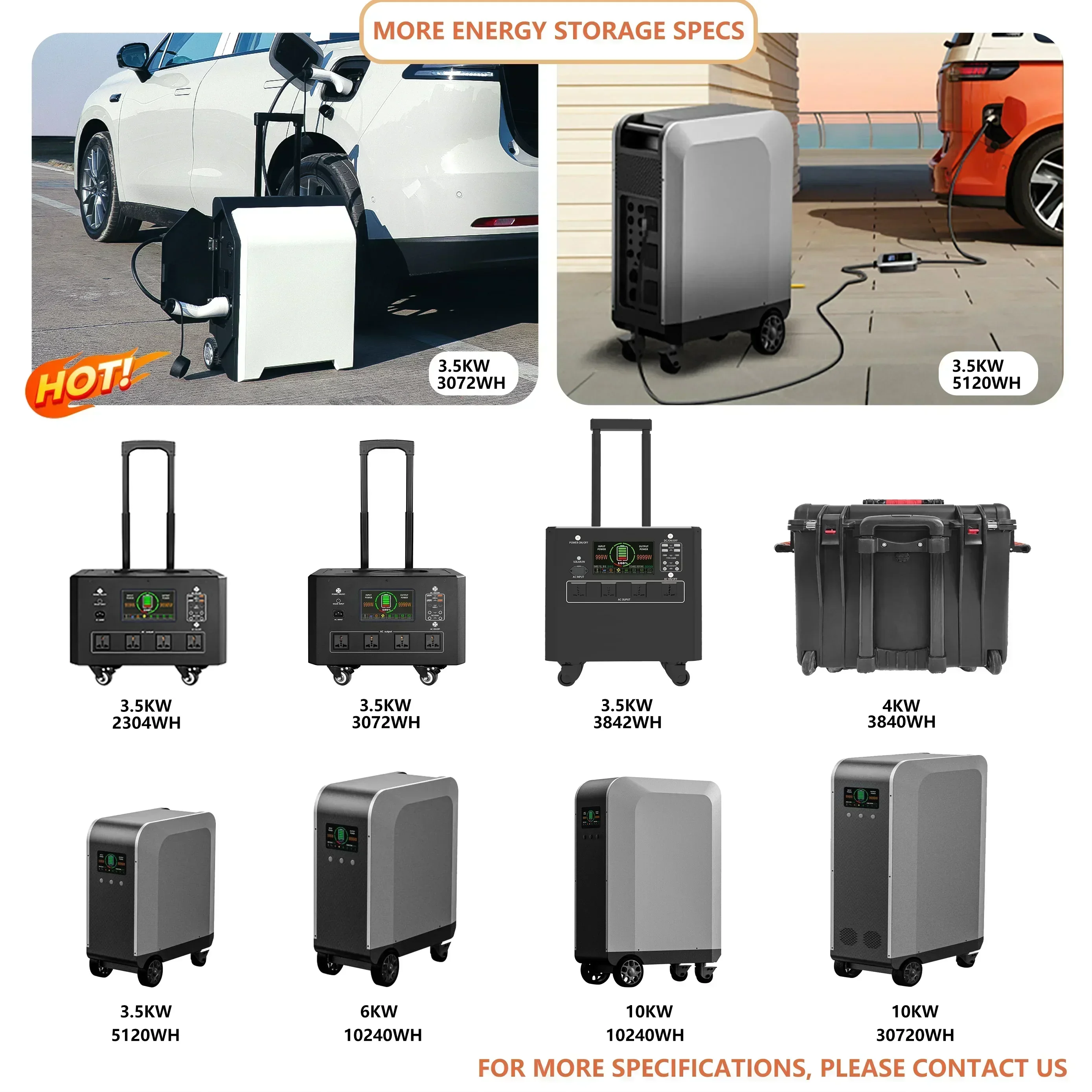 2025New 3.5kW 6kw 10kw Portabl – Portable Power Station Bewertung und Preis