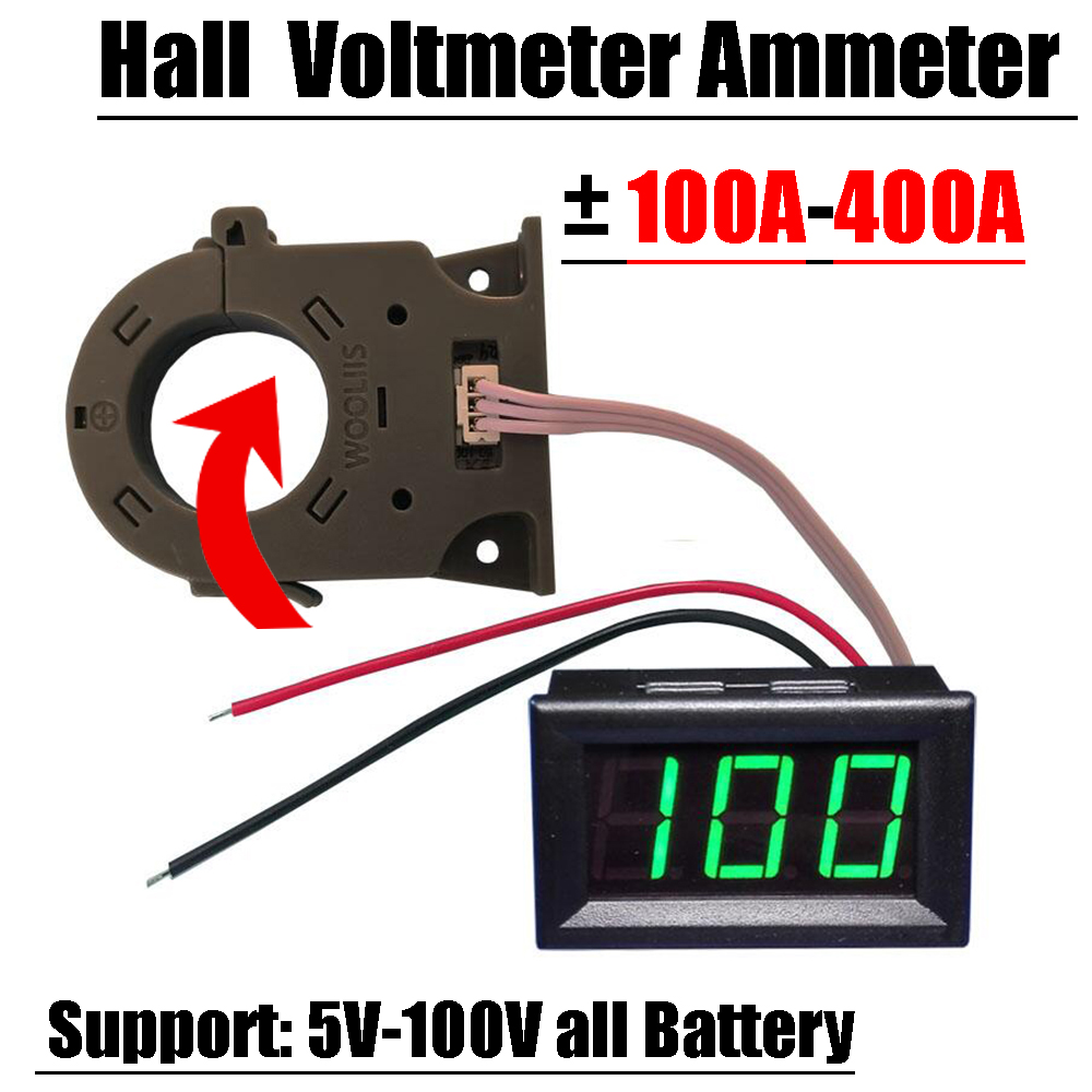 100A 400A Digital Hall Ammeter – Battery Monitor Coulometer Bewertung und Preis