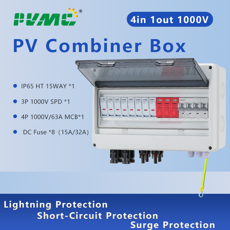 HT 4 in 1 out DC1000V Solar ph – Solar Combiner Box Bewertung und Preis