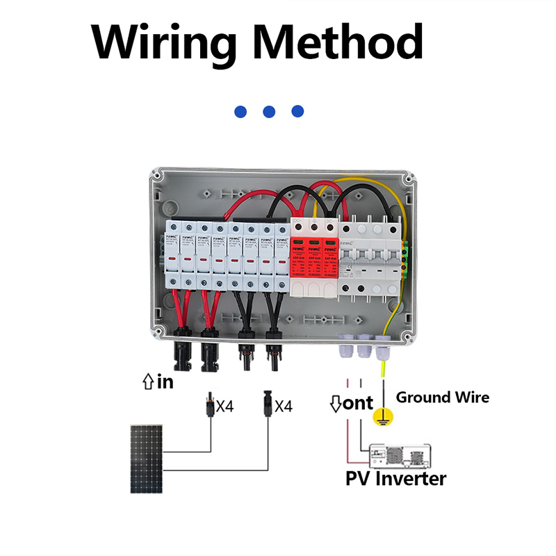 HT 4 in 1 out DC1000V Solar ph – Solar Combiner Box Bewertung und Preis
