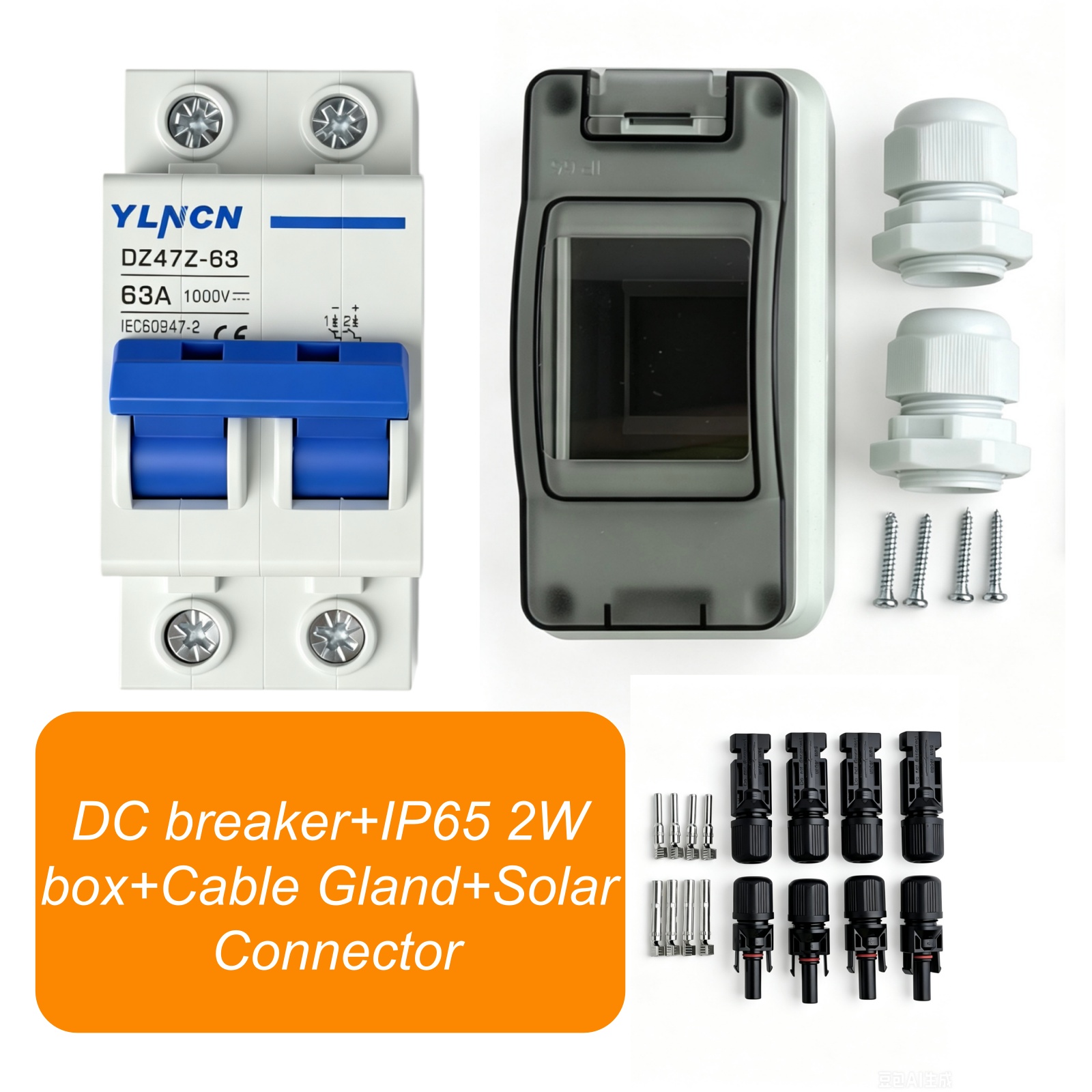 DC Mini Circuit Breaker 2P 100 – Solar Combiner Box Bewertung und Preis