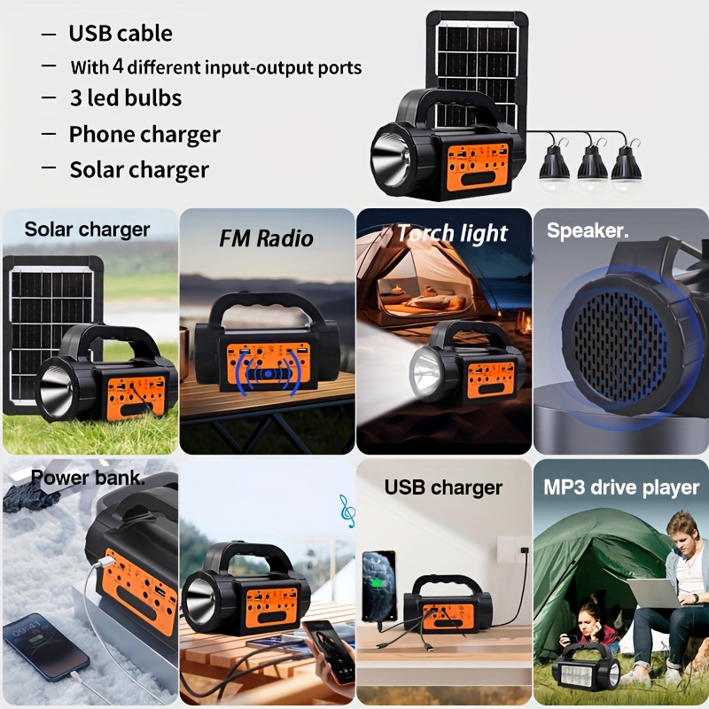 Solar Rechargeable Camping Lig – Portable Power Station Bewertung und Preis