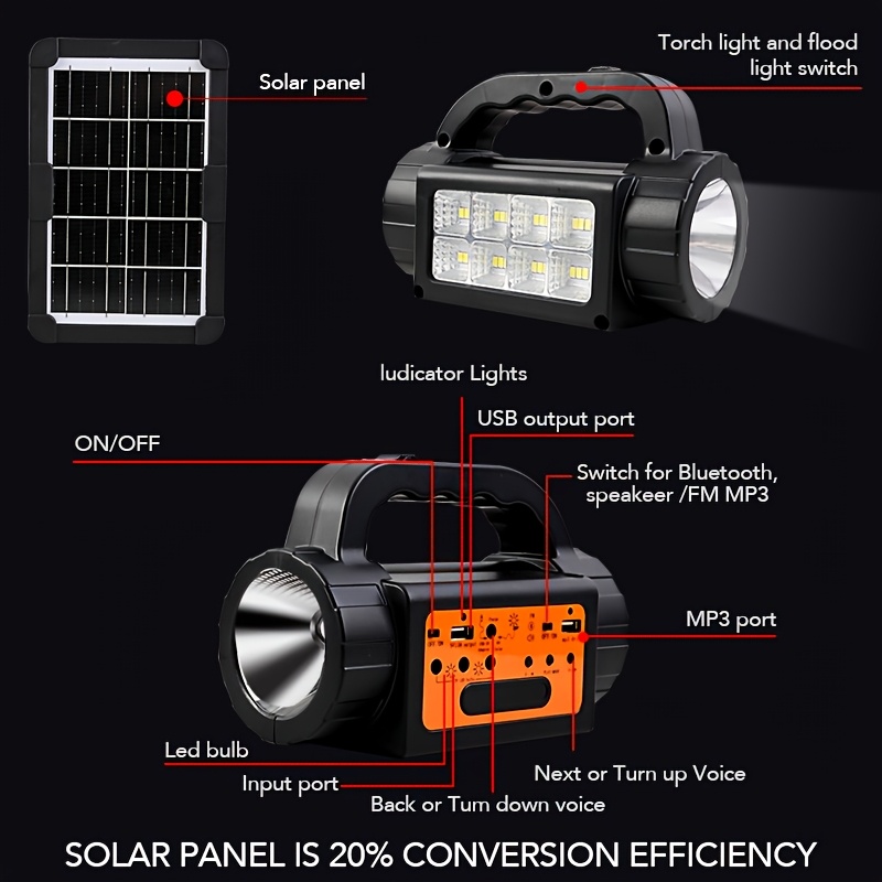 Solar Rechargeable Camping Lig – Portable Power Station Bewertung und Preis