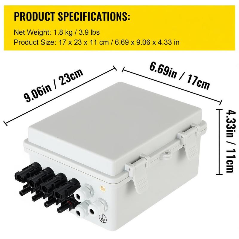 4-wire PV combination box, 15  – Solar Combiner Box Bewertung und Preis