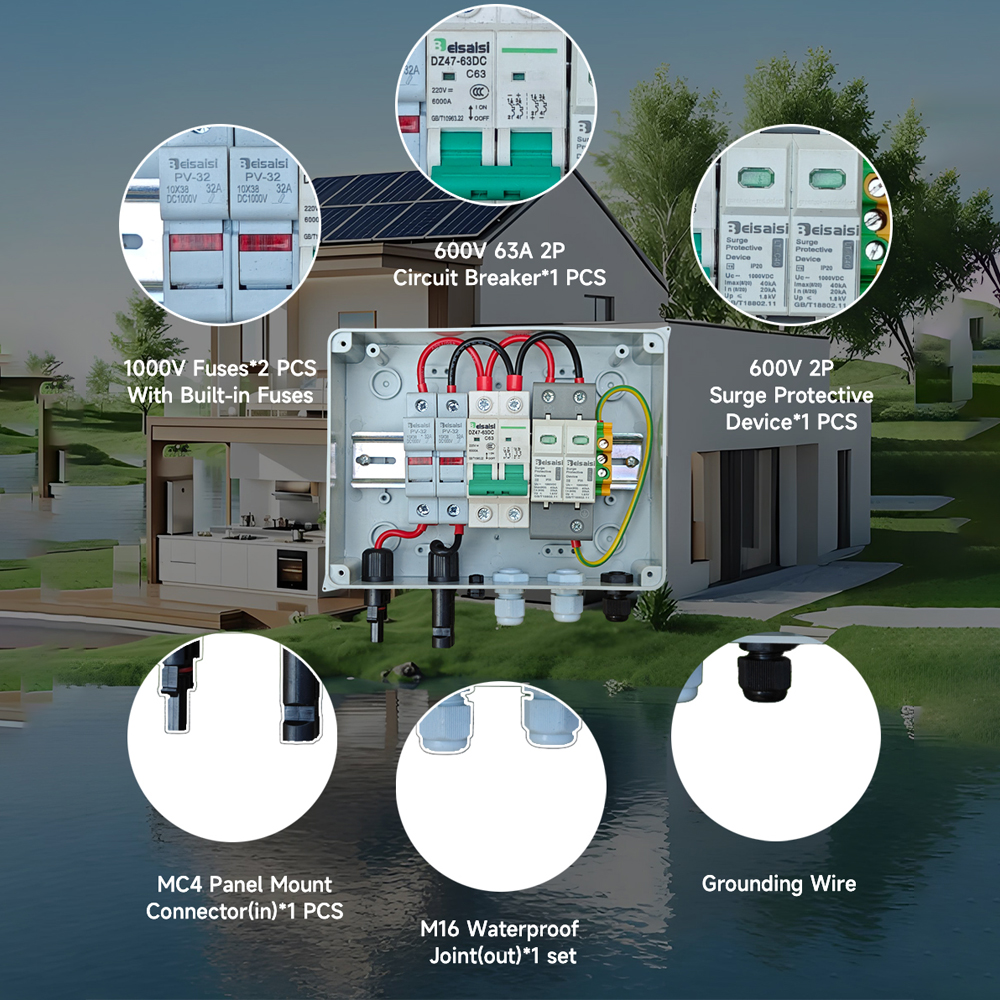 1 input 1 out Solar photovolta – Solar Combiner Box Bewertung und Preis