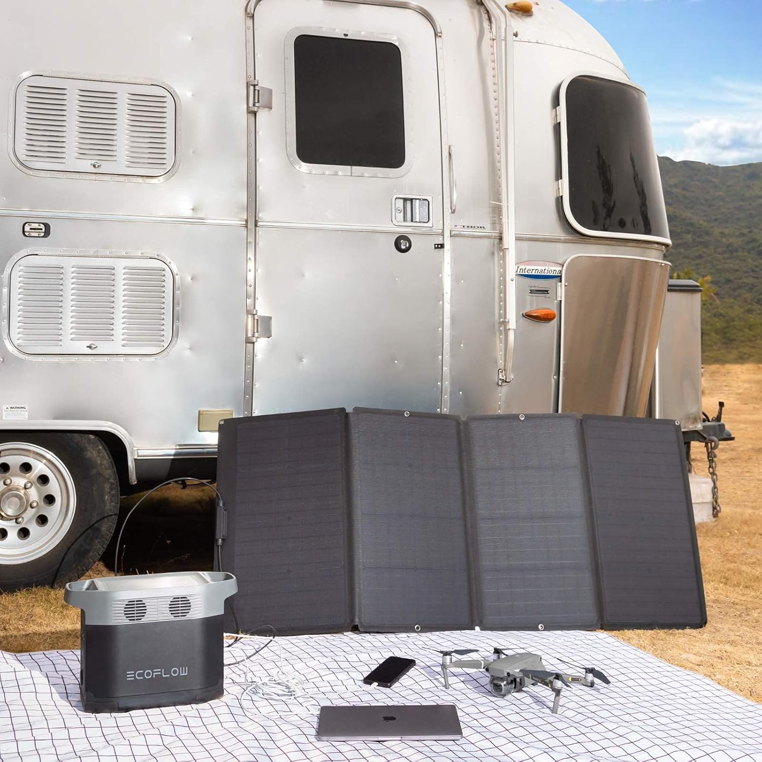 160 Watt Foldable Solar Panel  – Portable Power Station Bewertung und Preis