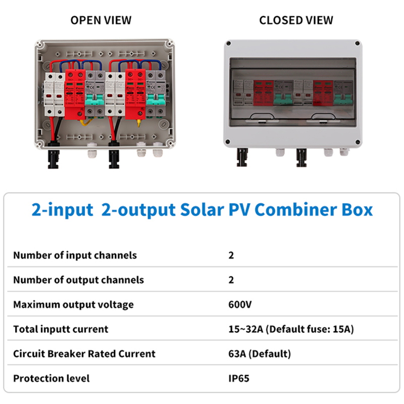 Full Copper Wire PV Combiner B – Solar Combiner Box Bewertung und Preis