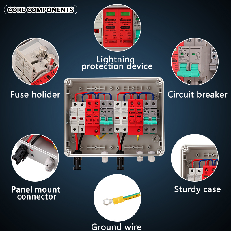 Full Copper Wire PV Combiner B – Solar Combiner Box Bewertung und Preis