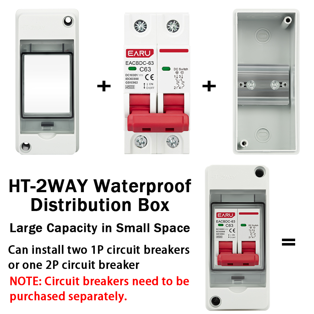 HT-2 IP65 Waterproof Distribut – Solar Combiner Box Bewertung und Preis