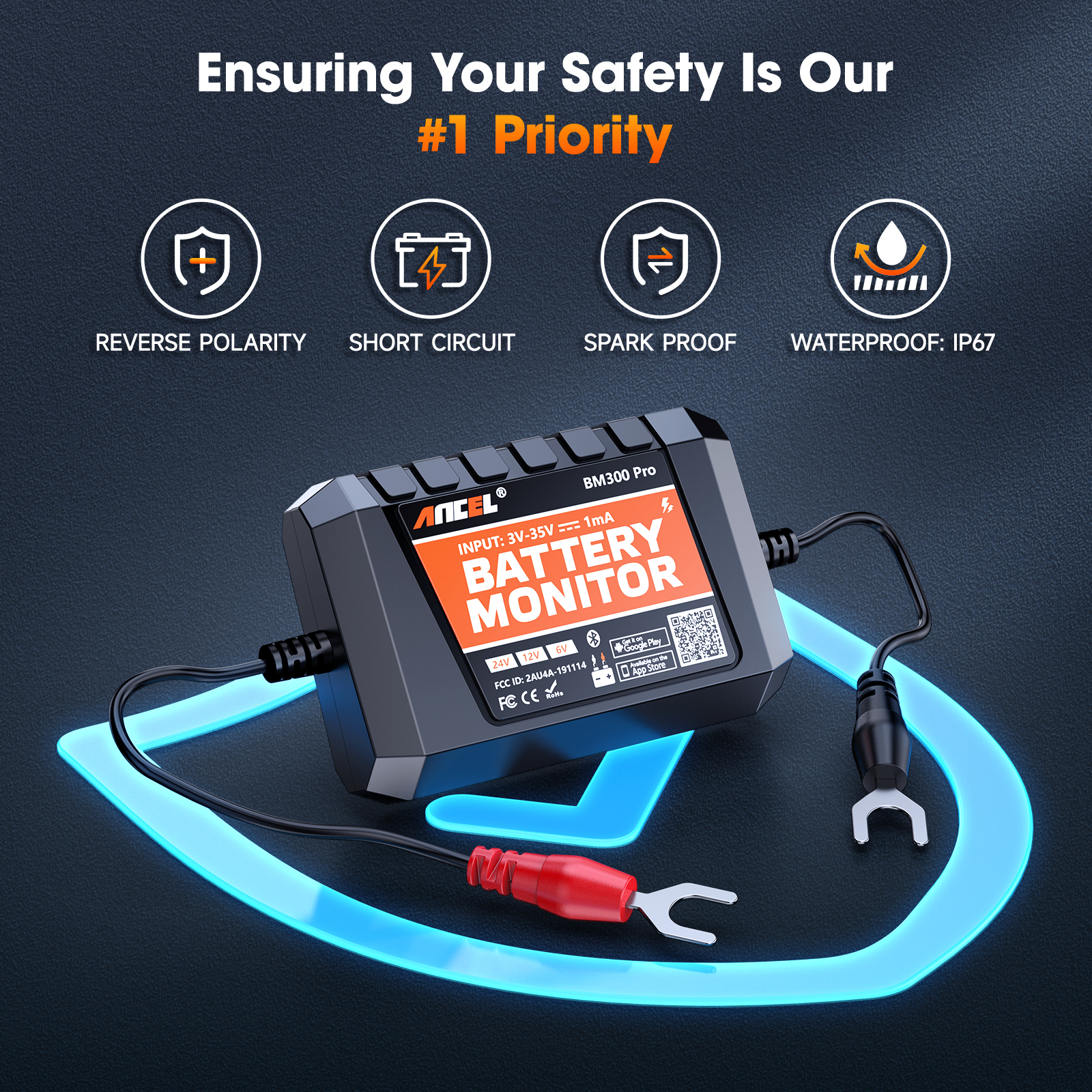 ANCEL BM300 Pro Battery  Teste – Battery Monitor Coulometer Bewertung und Preis